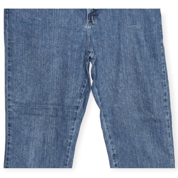 Lee Relaxed Fit Straight Leg at the Waist High Rise Denim Jeans Size 18 Medium - Picture 3 of 14